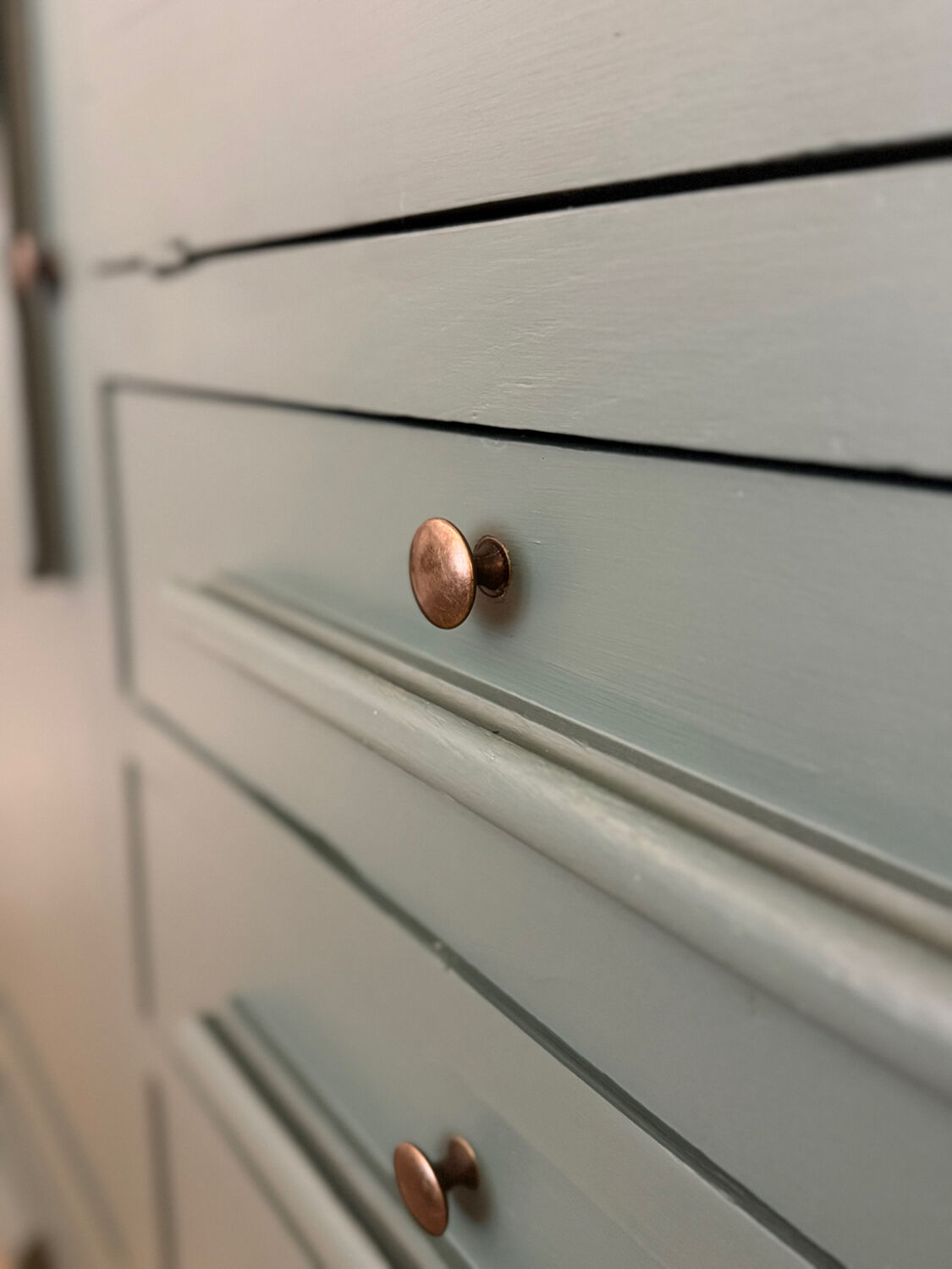 Art Deco Secretary Cabinet in solid wood