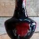 Night blue and pink smooth glazed ceramic vase pitcher soliflore.
