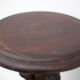 Paire de sellettes bois ancien vis de pressoir