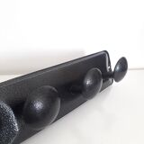 Wall coat rack -Genexco - 3 metal hooks - 1990