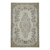 Tapis vintage en laine surteinte sculpté à la main 178 cm x 275 cm