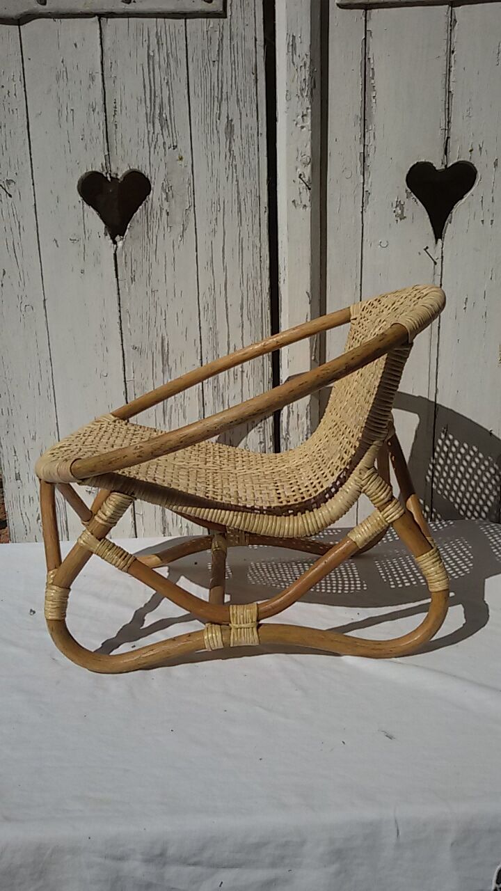 Child rattan chair