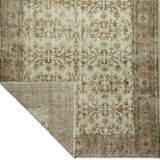 Turkish Anatolian Handmade Vintage Area Rug 293 cm x 184 cm
