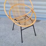 Rattan armchair