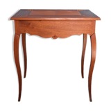 Side table, artisanal vintage mahogany desk worker