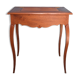 Table d'appoint, travailleuse pupitre vintage artisanale en acajou