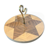 Straw marquetry tray