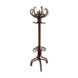 Porte-manteau perroquet en bois