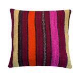 Housse de coussin kilim turc vintage, 40 x 40 cm
