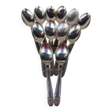 12 silver-plated soup spoons, Monaco Grand Prix model.