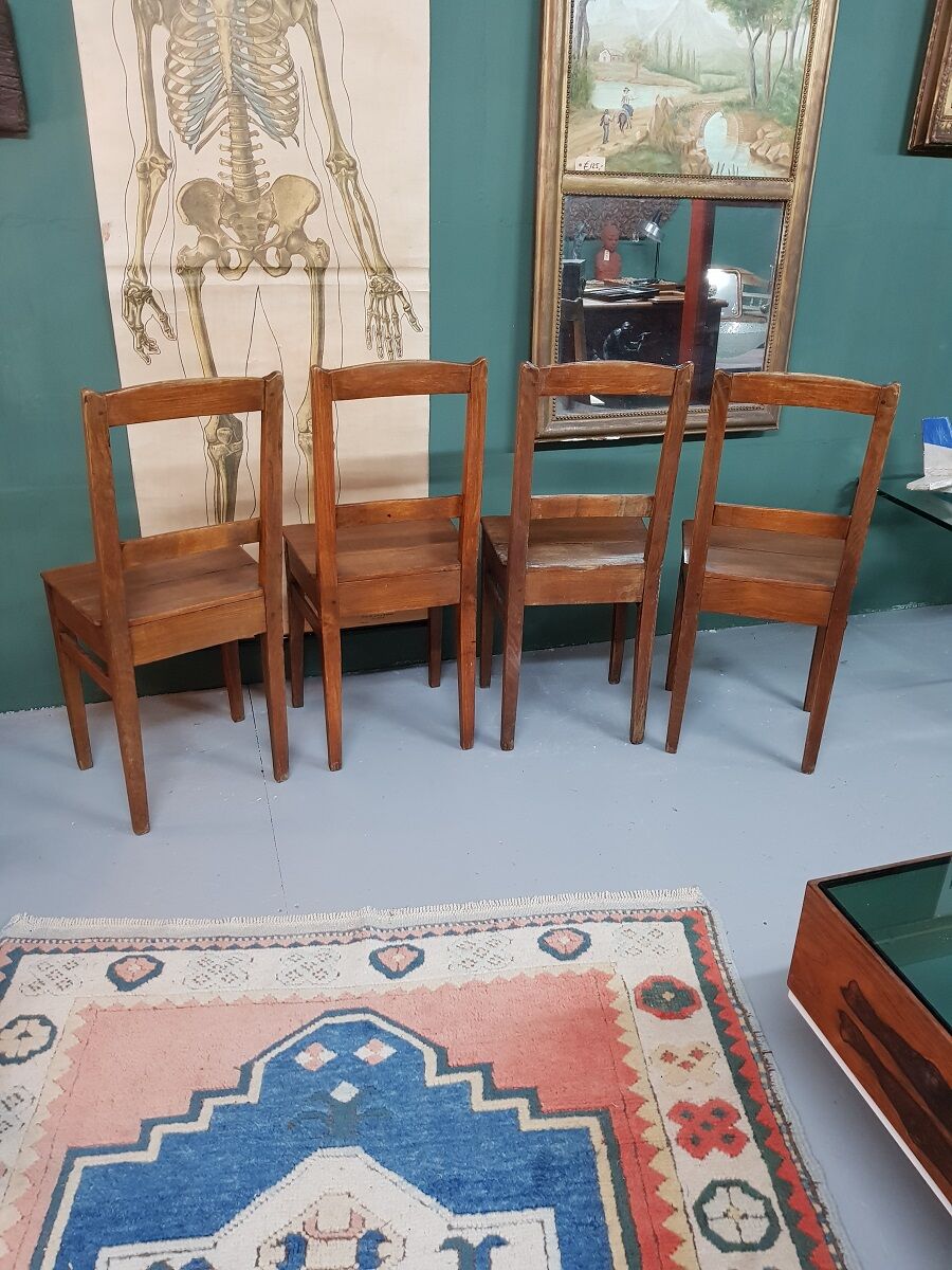 chaises françaises anciennes en chêne