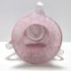 Postmodern pink scavo glass vase