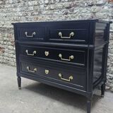 Louis XVI style black commode