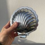 Metal shell butter dish