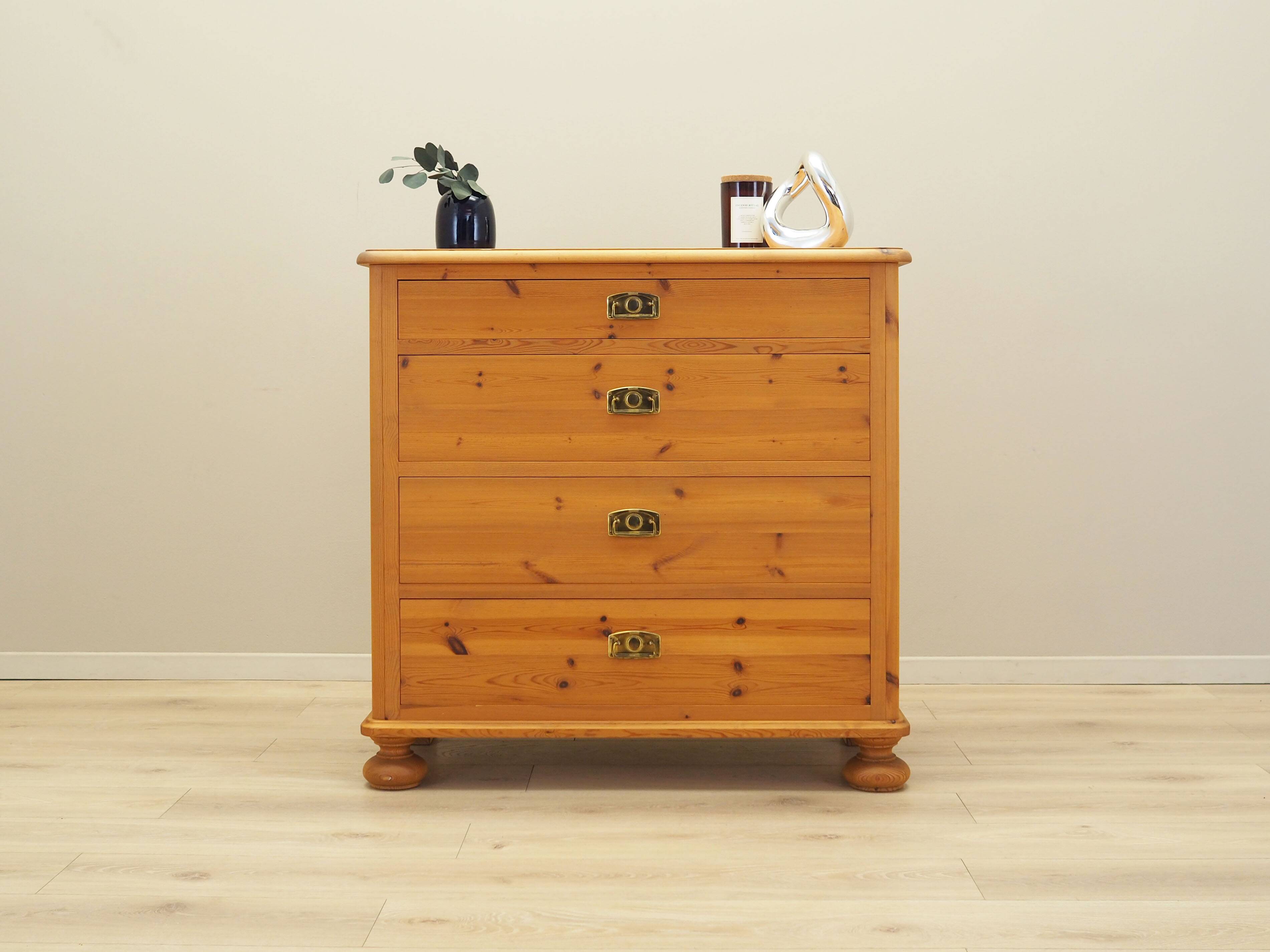 Pine chest of drawers, Danish design, 00s, production: Denmark