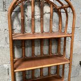 Rattan shelf at canning doors
