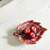 Autumn leaf dish Vallauris