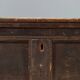 Antique walnut chest with a hinged lid, Italy, 17th century.