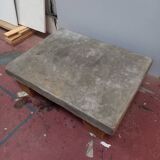 Concrete coffee table