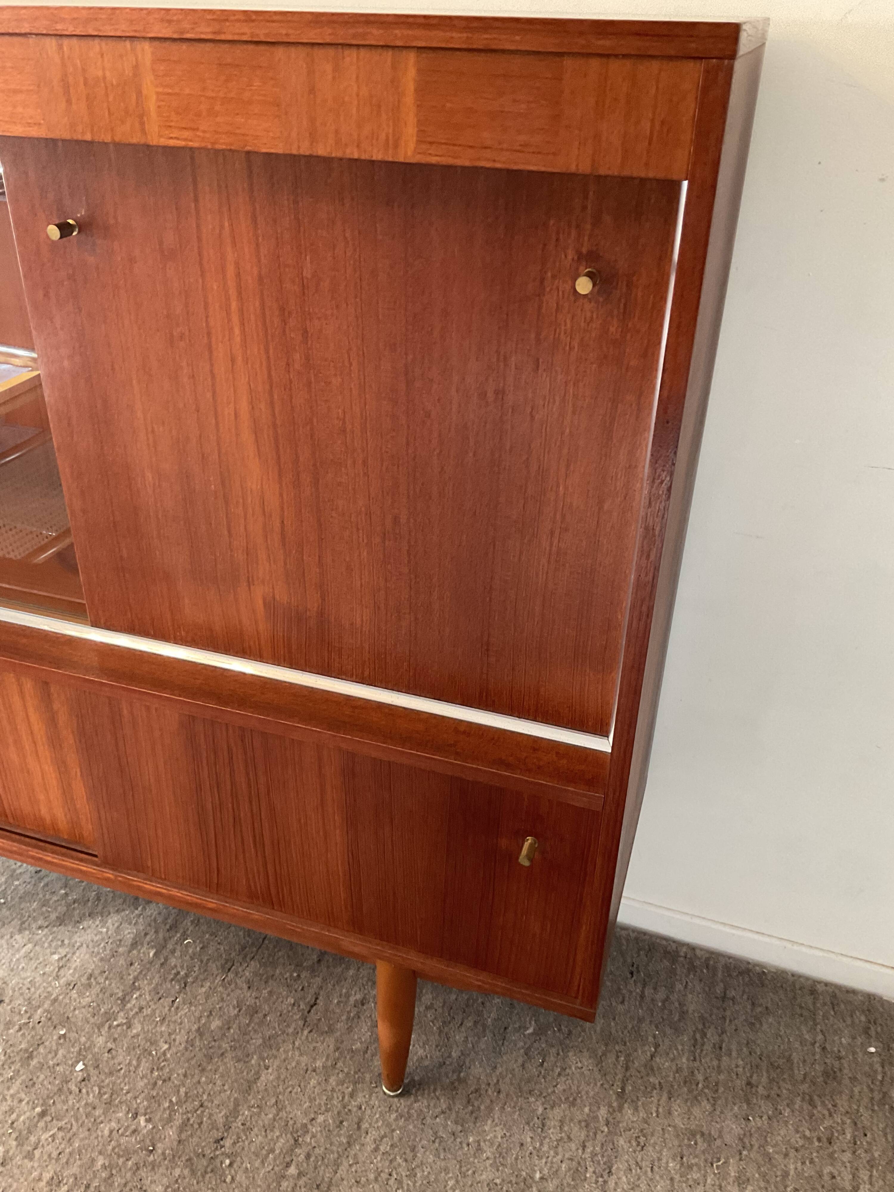 Scandinavian teak bar from the 60s and 70s