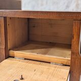 Walnut bedside table