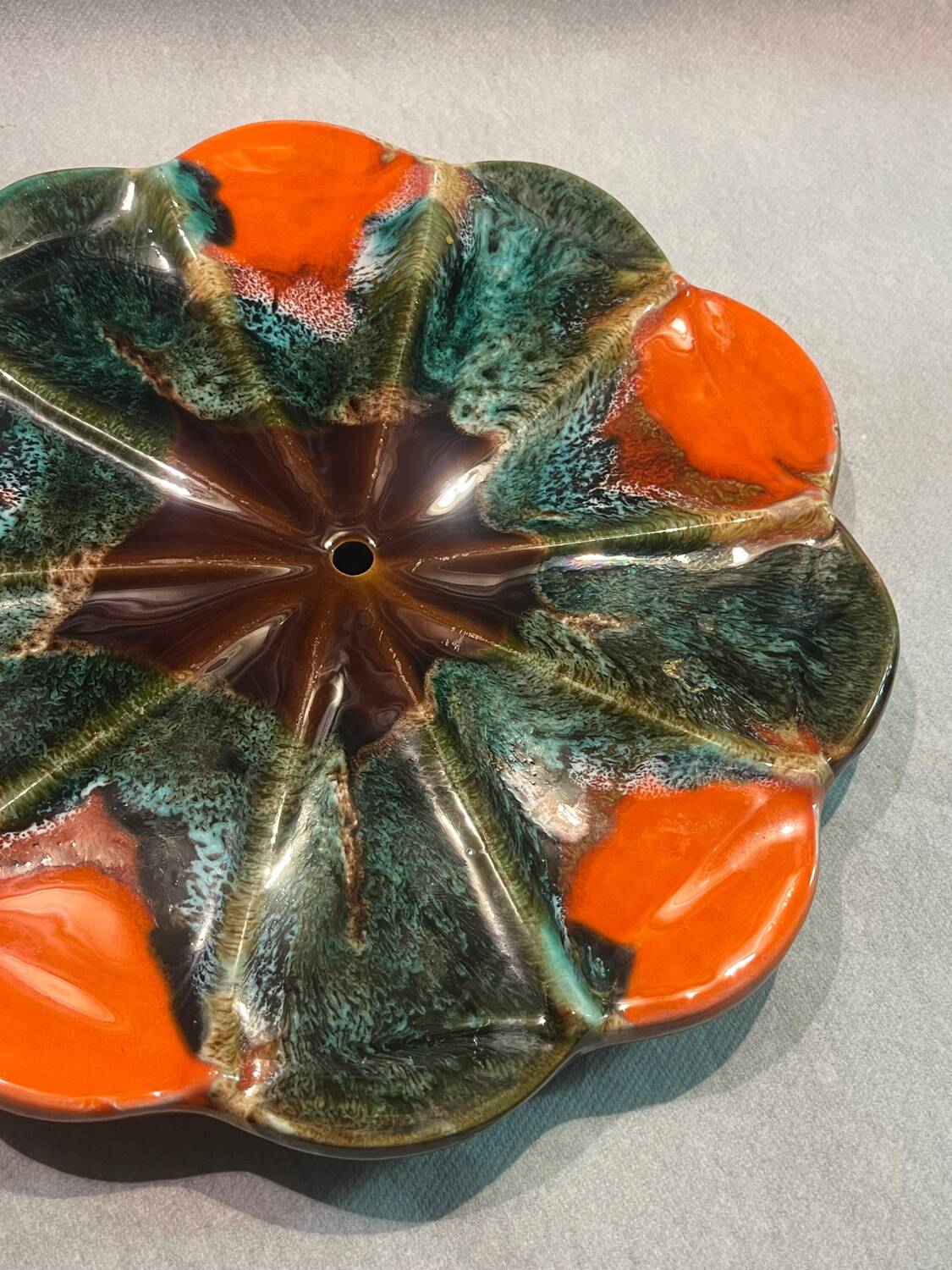 Plate signed Vallauris