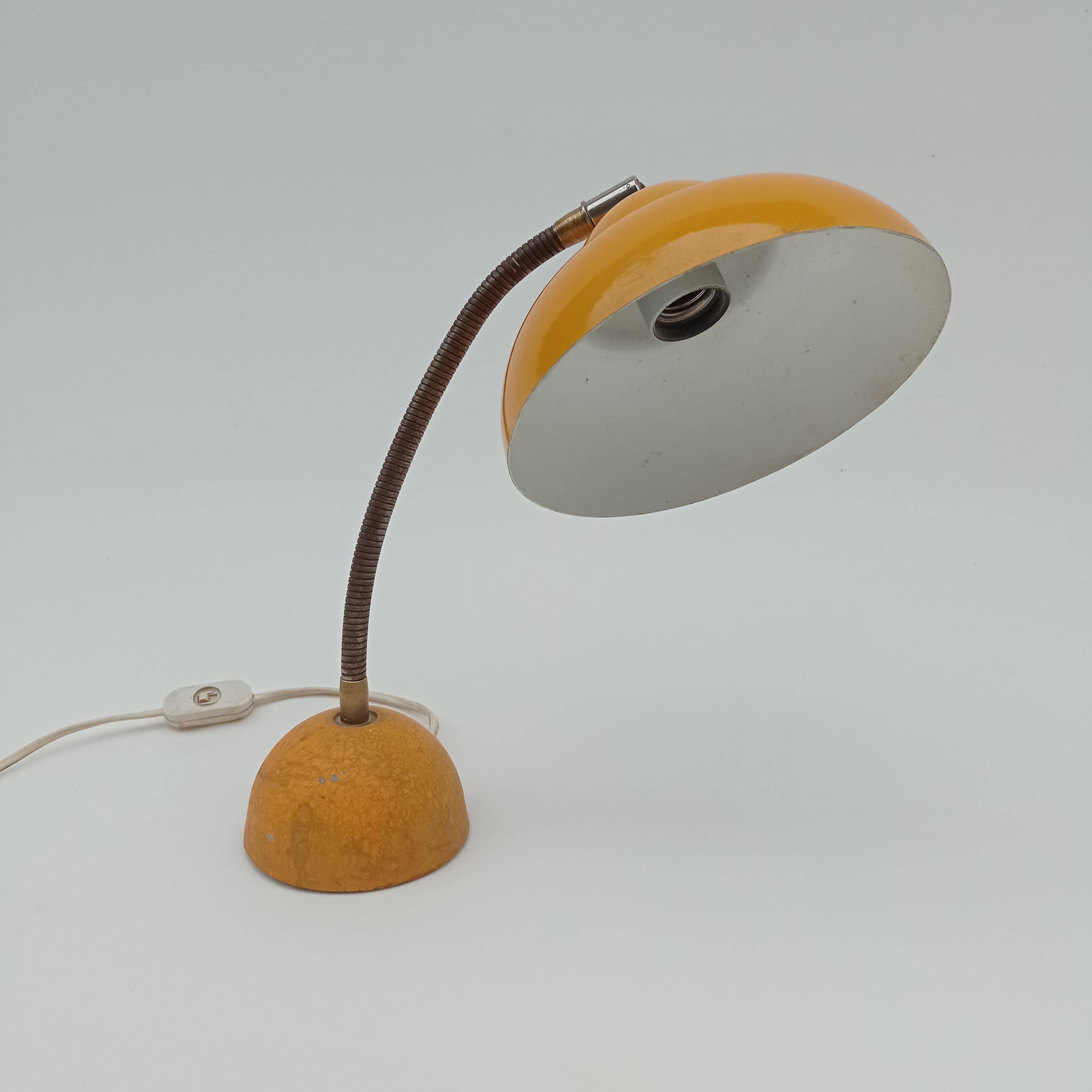 Lemon desk lamp from the 1960s