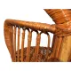 Peacock chair rattan armchair by Rohé Noordwolde, 1970