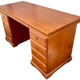 Louis Philippe style pine executive desk