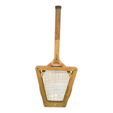 Antique wooden racket with frame