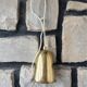4 antique Swedish pendant lamps in gilded brass by Boréns.