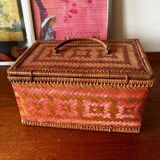 Vintage wickerwork box
