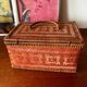 Vintage wickerwork box