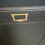 Bonnetière armoire parisienne noire