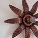 Old wooden wall light