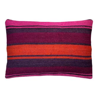 Housse de coussin vintage turque faite à la main, 30 x 50 cm