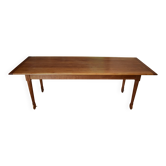 Table à manger en merisier massif style Shaker