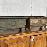 Pair of cast iron planters of the nineteenth century - planter