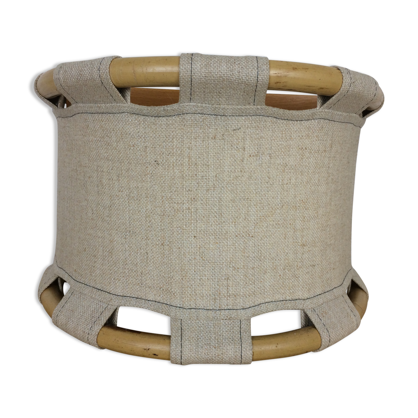 Rattan wall lamp by Anna Ehrner for Atelje Lyktan Sweden, chic jungle style
