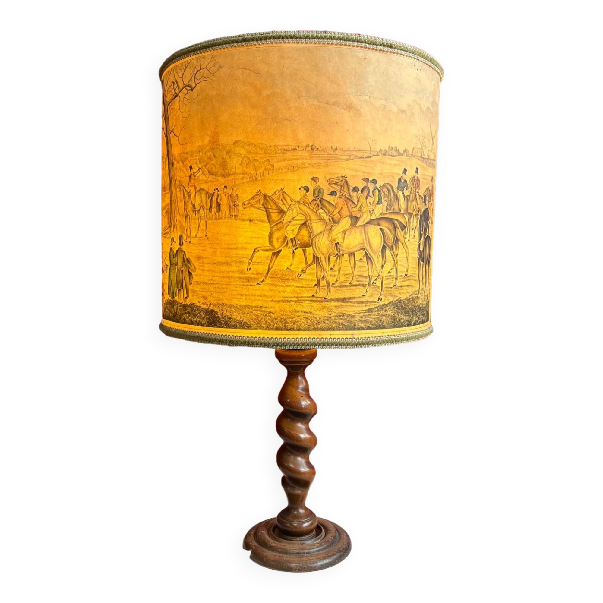 English Engraving Lamp