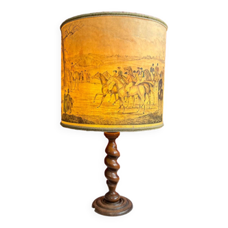 English Engraving Lamp