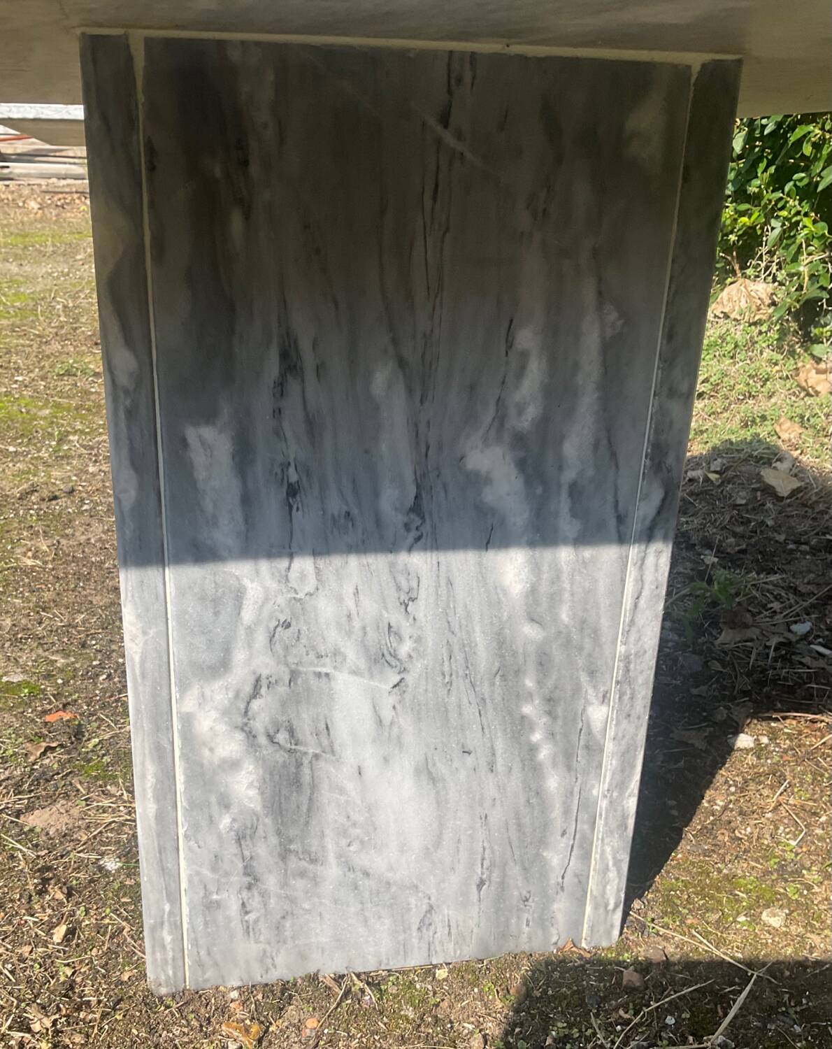 70s marble coffee table