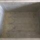 Metal storage box, Schafer Kasten, on wheels