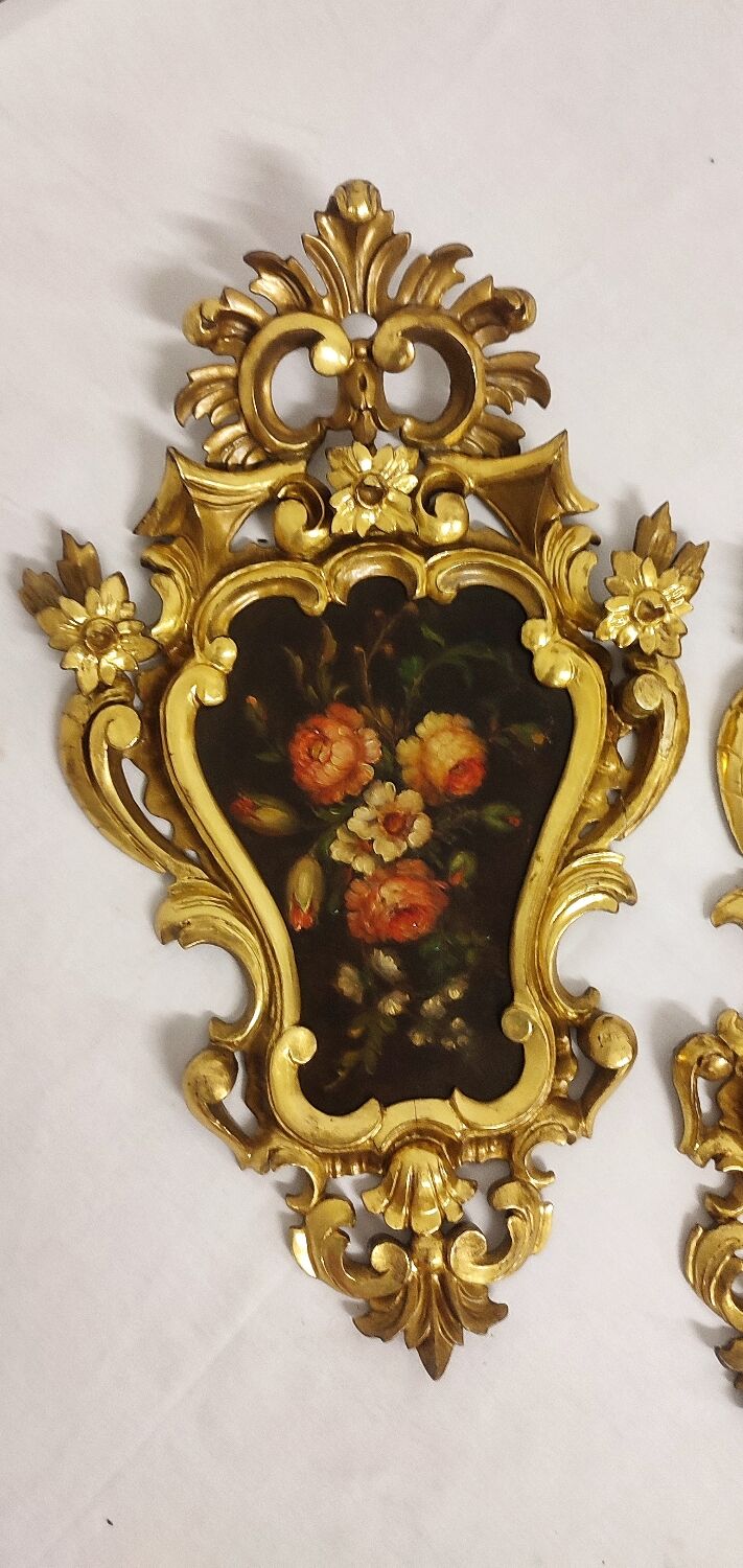 Oil paintings on panel. France, 1930s.