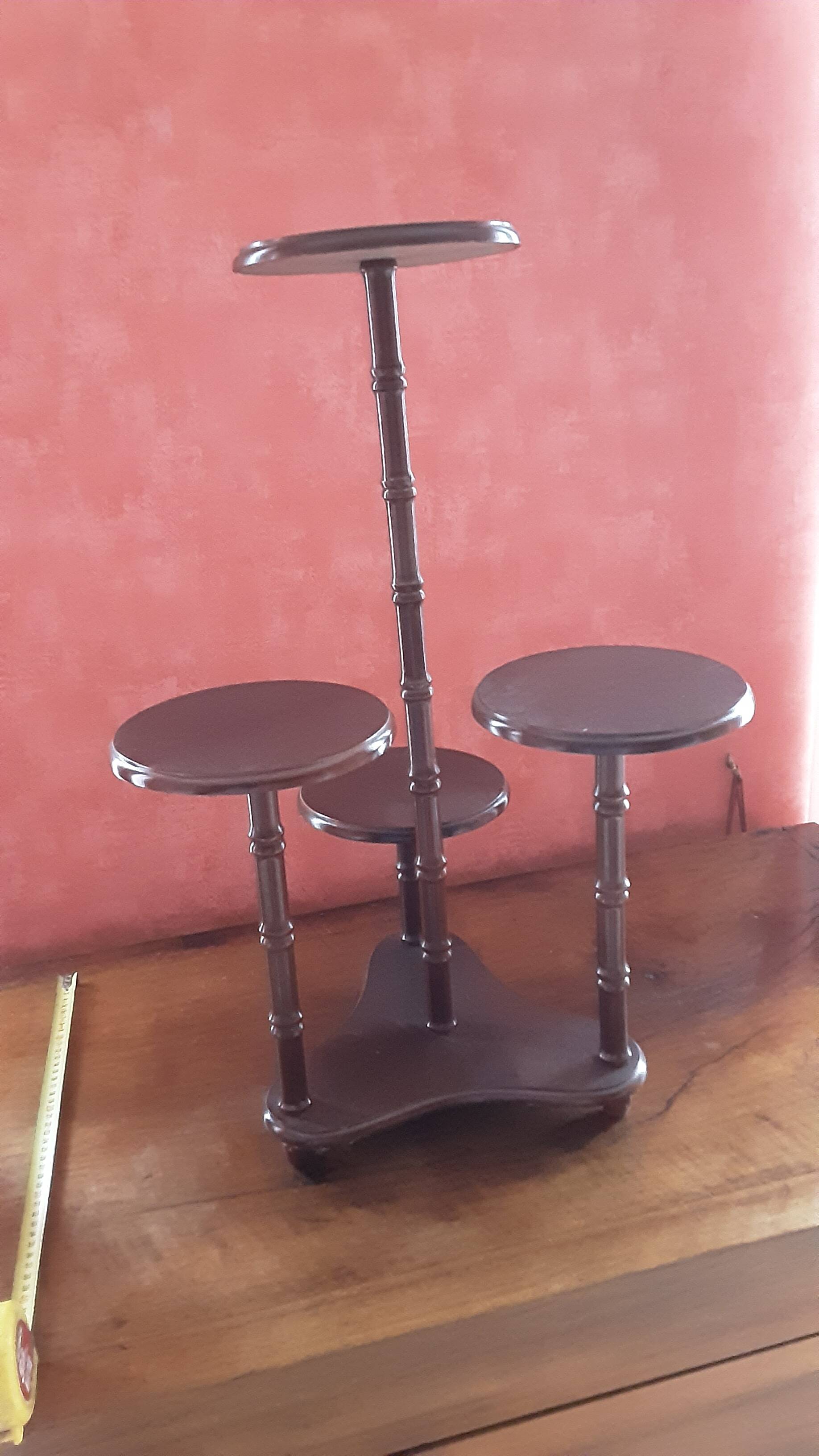 Antique wooden plant stand