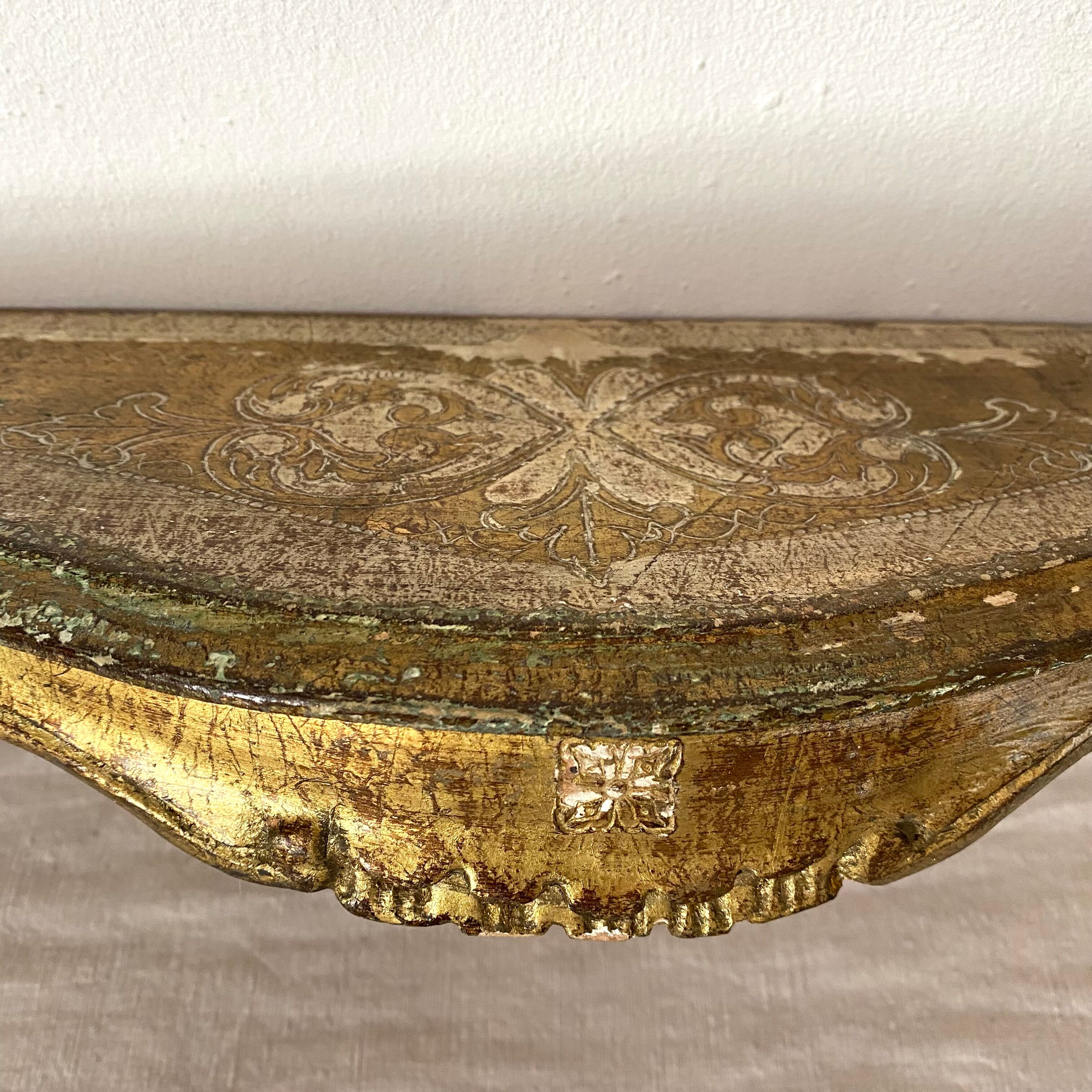 Baroque wall console, Florentine