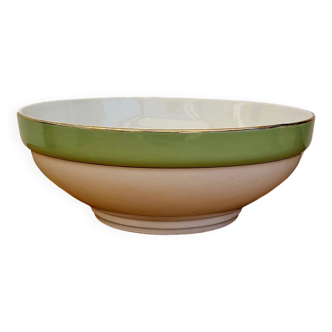Large vintage L'Amandinoise salad bowl