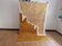 Handwoven Moroccan rug - camel level pattern - wool - 250 x 160 cm