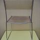 Chrome and scoubidou chair