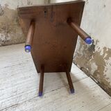 Brutalist oak coffee table